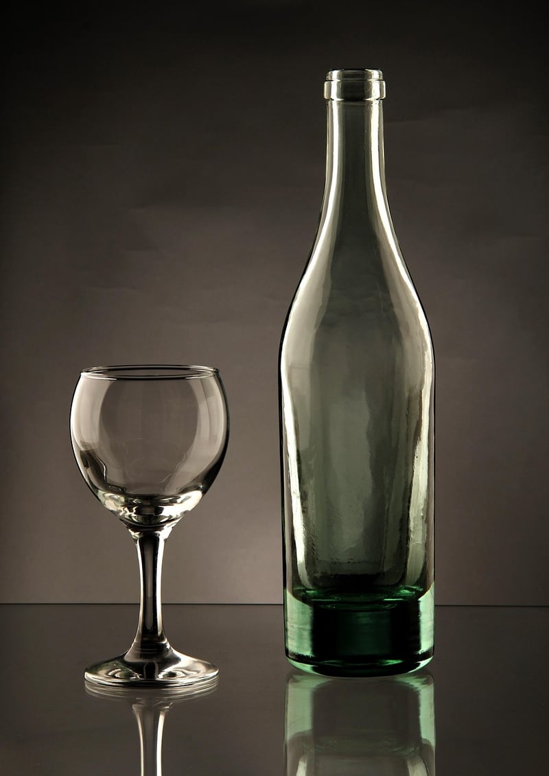 Upcycle glass bottles